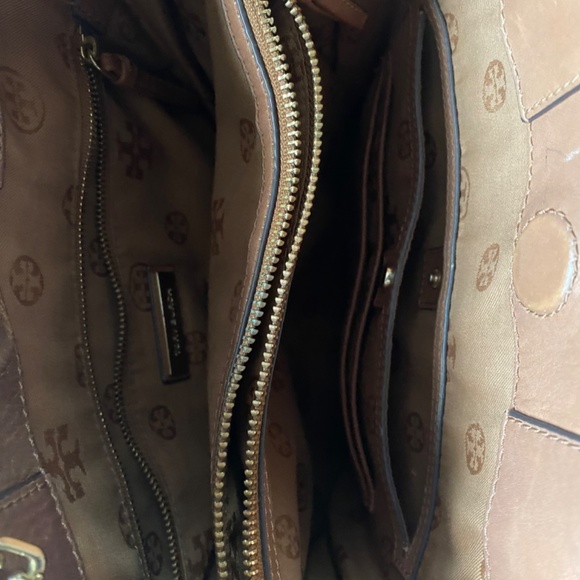 Tory Burch Brown Leather Tote - Picture 6 of 8